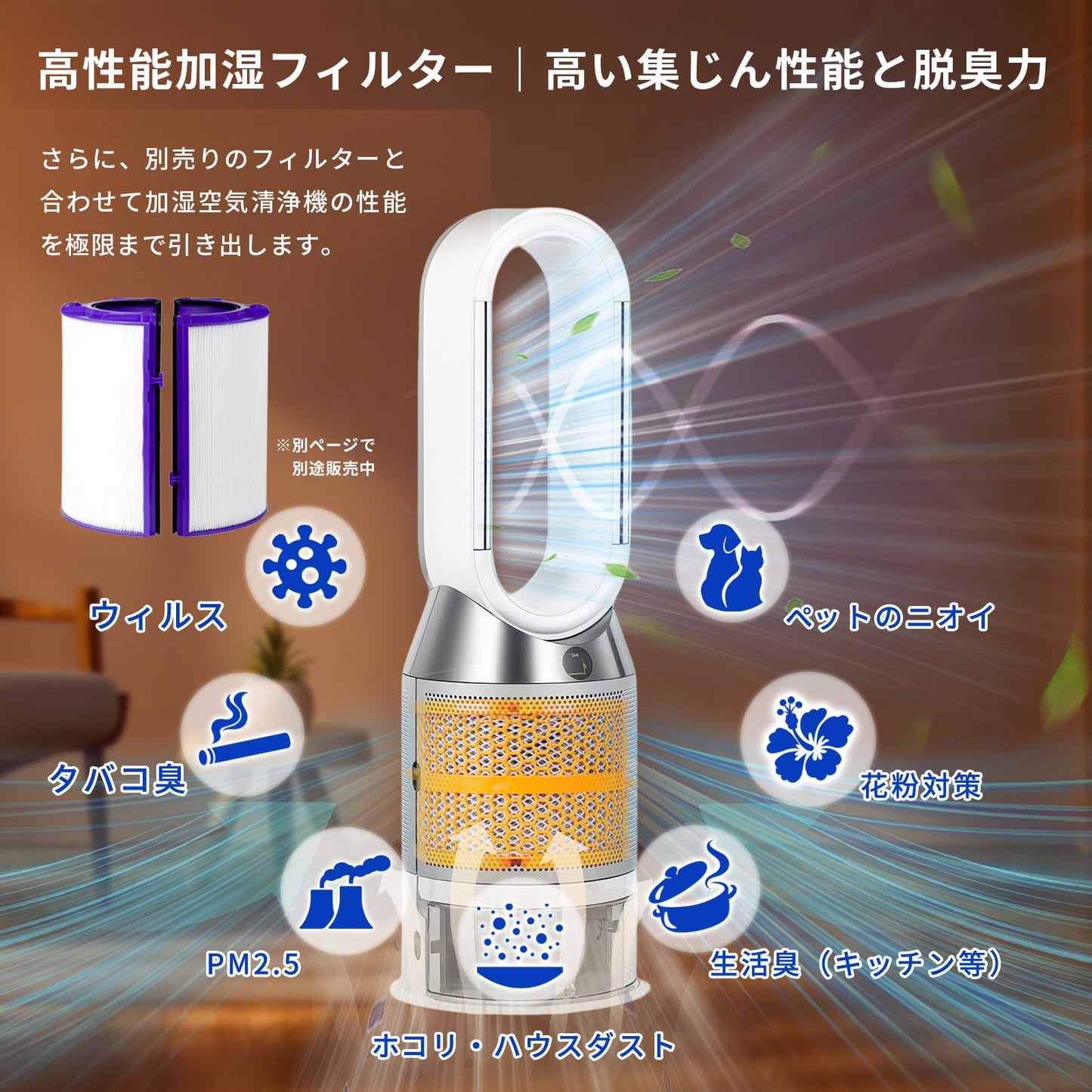 ダイソン PH01 PH02 加湿フィルター 970718-01 フィルター PH03 PH04 PH3A Purifier Humidify+Cool Pure Hot Cool 交換 水タンク用 エバポレーター カーボンファイバー 加湿空気清浄機 加湿器 パーツ 空気清浄機 フィルター交換 互換品
