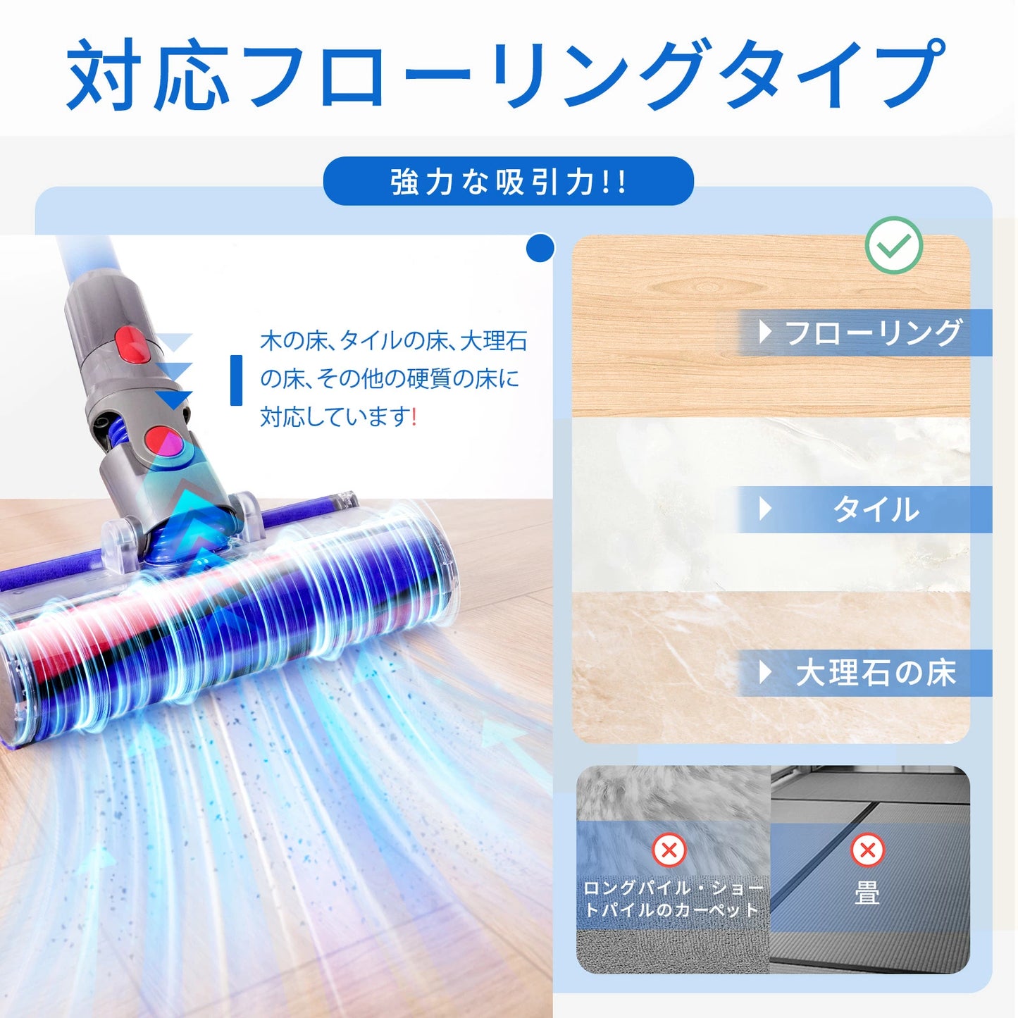 ダイソン V7 V8 V10 V11 V15 用 ヘッド Dyson 掃除機 SV10 SV12 SV14 SV22 SV25 ソフトローラークリーナーヘッド 交換ヘッド 互換ヘッド モーターヘッド 交換部品 アクセサリー ローラー ヘッド のみ